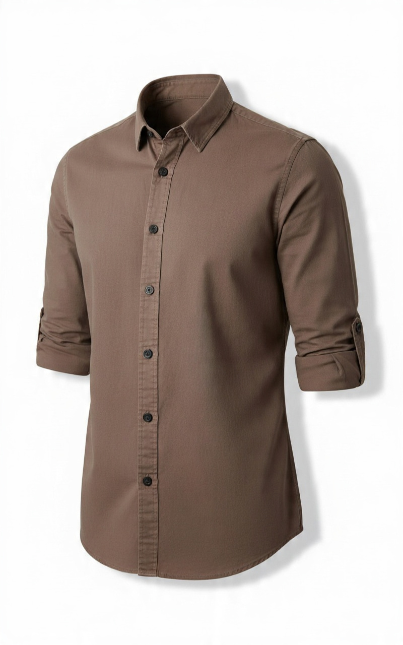 Men's Solid Slim Fit Shirt