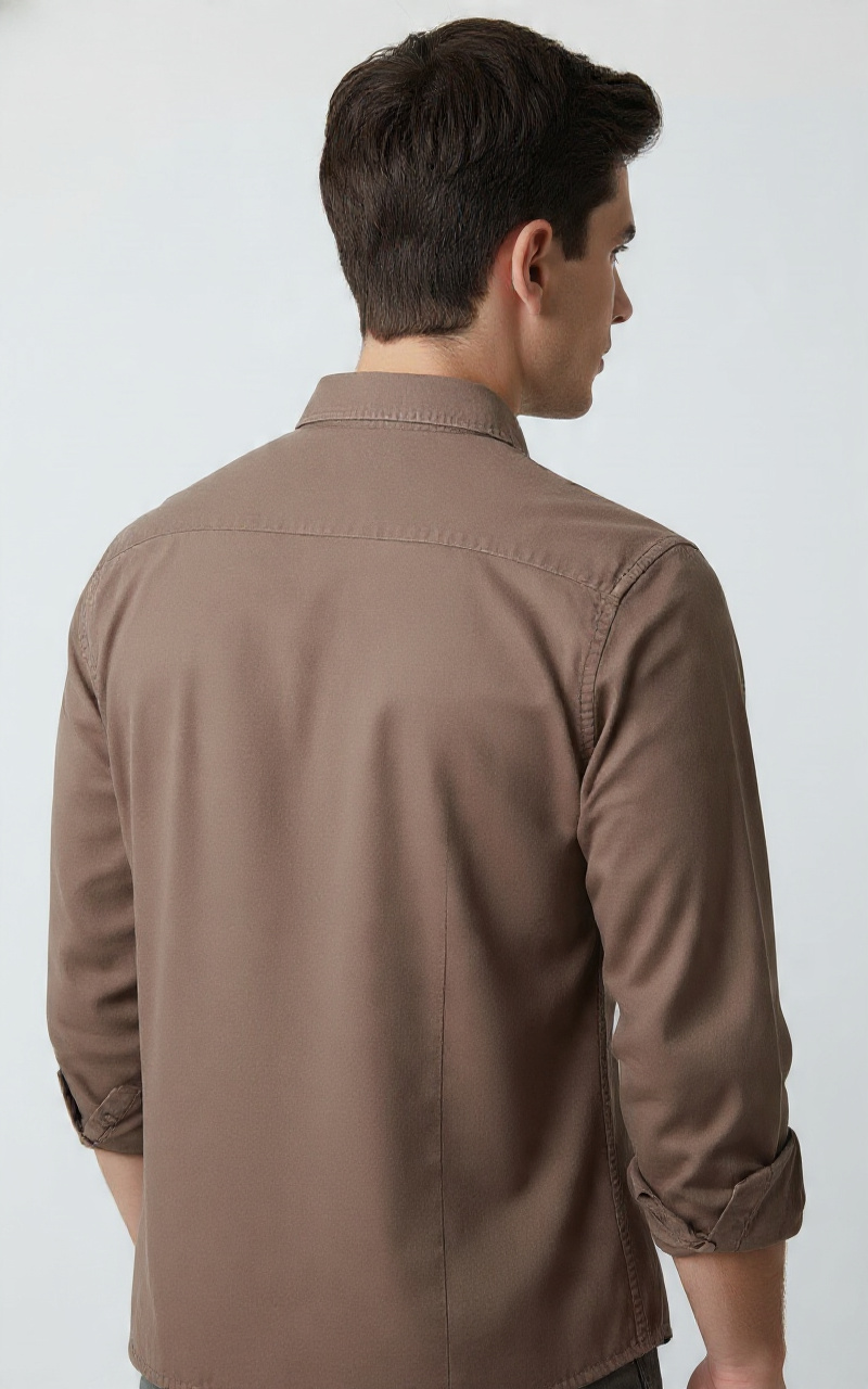 Men's Solid Slim Fit Shirt