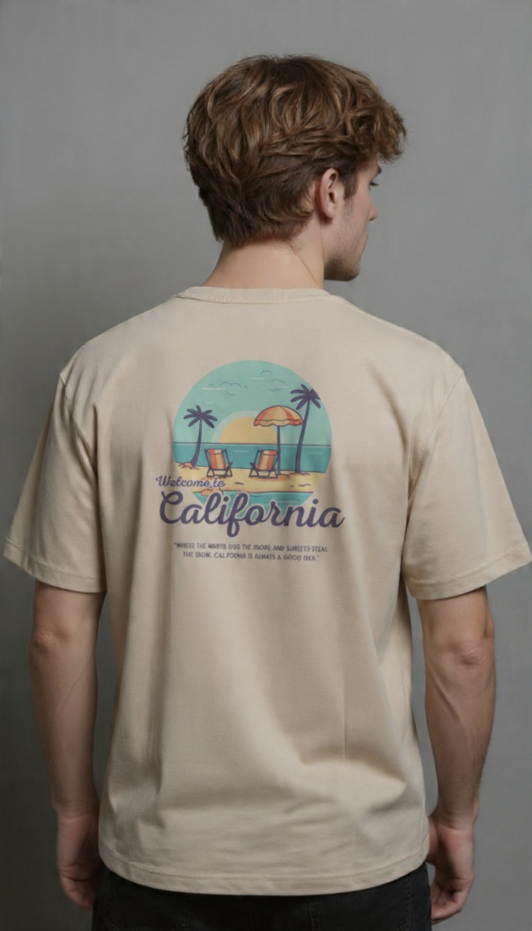 Oversized fit California T-shirt