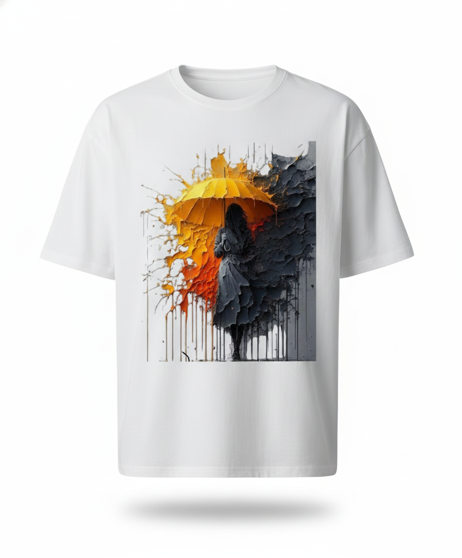 White Men's Oversized T-shirt